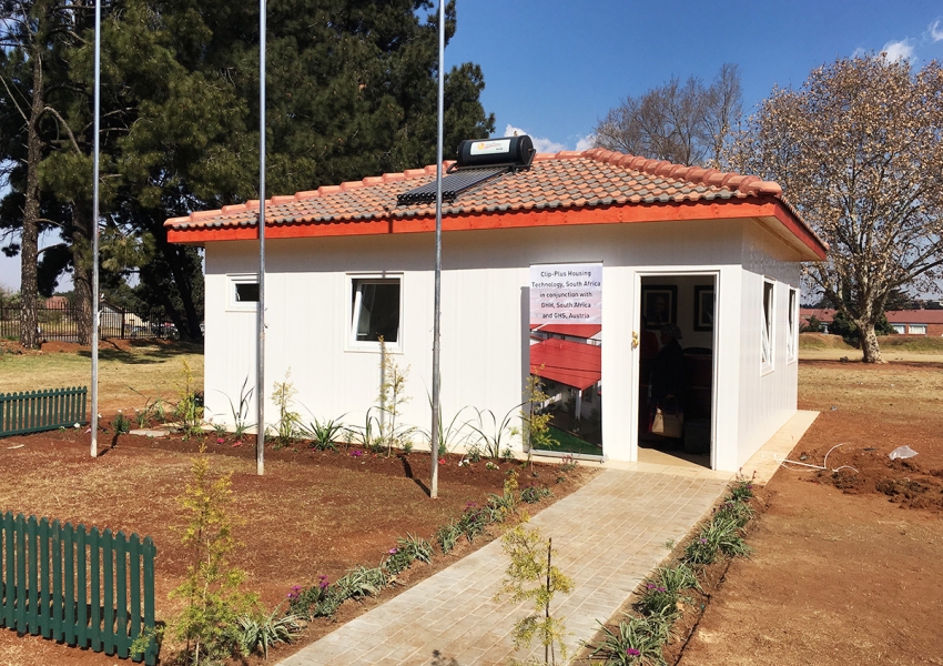 Bürogebäude für Schulwart, Südafrika
