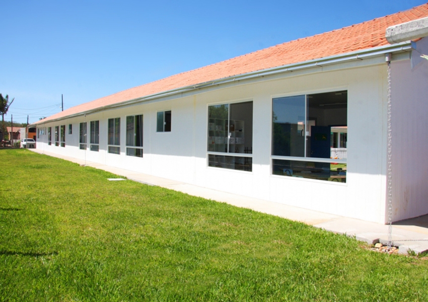 School and kindergarten in Barra Velha, Brazil