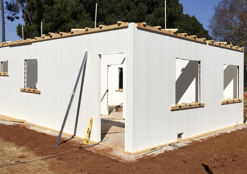 Immeuble de bureaux pour le gardien d'une école, Afrique du Sud