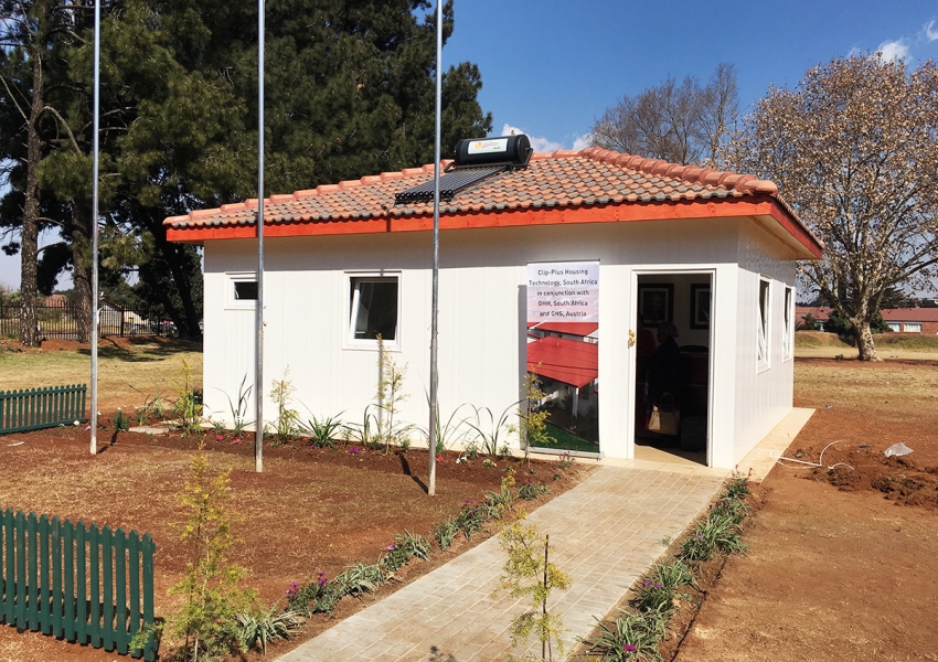 Office building for school custodian, South Africa