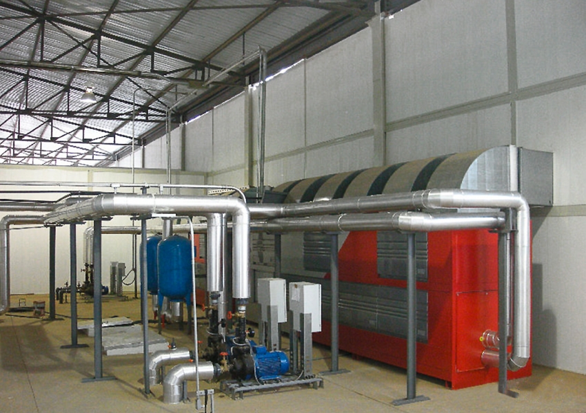 Sistema de refrigeración del agua de producción